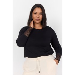 Stella Bluse Sort m.Blonde