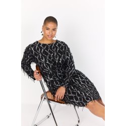 Sannie Mesh Kjole Sort/slv