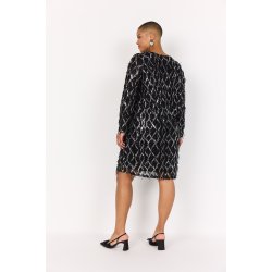 Sannie Mesh Kjole Sort/slv