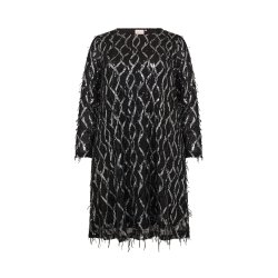 Sannie Mesh Kjole Sort/slv