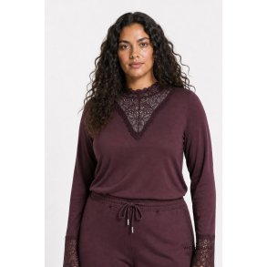 Stella Bluse Plum