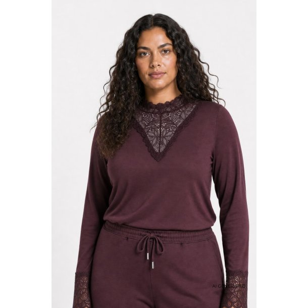 Stella Bluse Plum
