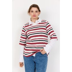 Christel Bluse Wine Strib