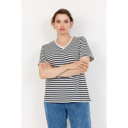 Celeste Bluse Sort Strib
