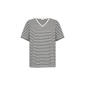 Celeste Bluse Sort Strib