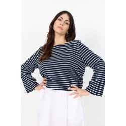 Sakar Bluse Navy Strib