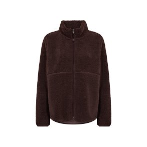 Nettie Fleece Jakke Brun