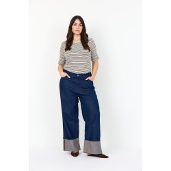 Jay Bluse Brun/offwhite