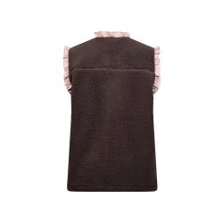 Nettie Fleece Vest Brun