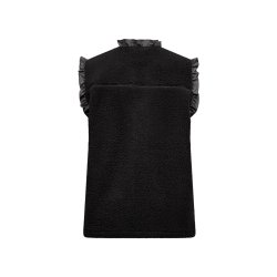 Nettie Fleece Vest Sort