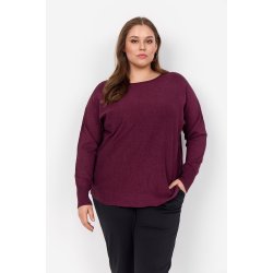 Samanda Strik Bluse Wine