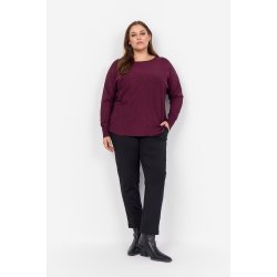 Samanda Strik Bluse Wine