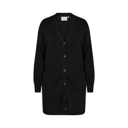 Samanda Strik Cardigan Sort