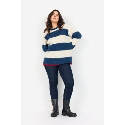 Jolie Strik Bluse Bl Strib