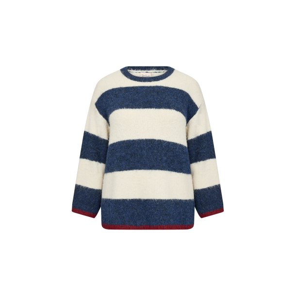 Jolie Strik Bluse Bl Strib