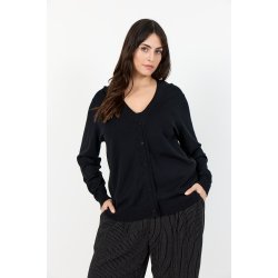 Samanda Strik Cardigan Sort