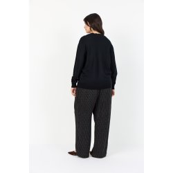 Samanda Strik Cardigan Sort