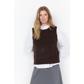 Chanin Strik Vest Brun