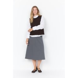 Chanin Strik Vest Brun