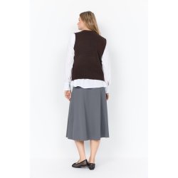 Chanin Strik Vest Brun