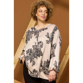 Merna Bluse Sand/Brun