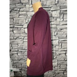 Bordeaux Strik Cardigan