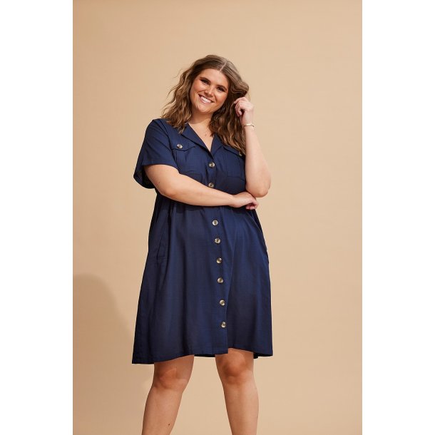 Lauren Skjortekjole Navy