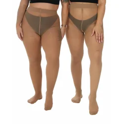 Curvy Super-Stretch 30 Den. Tan